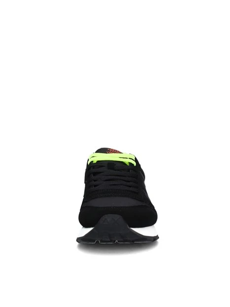 SNEAKERS BASSE TOM FLUO CON INSERTI MULTICOLORE UOMO NERO