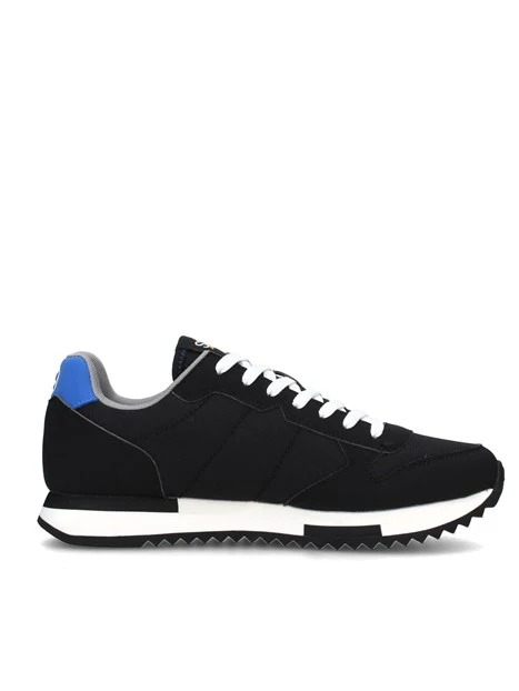 SNEAKERS BASSE NIKI SOLID BICOLORE UOMO NERO