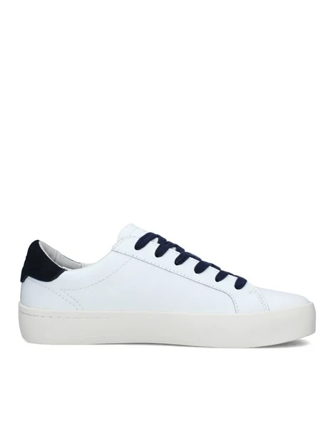 SNEAKERS BASSE STREET UOMO BIANCO BLU NAVY