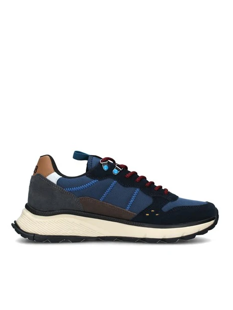 SNEAKERS PLATFORM FIRE AND CAMPING UOMO BLU