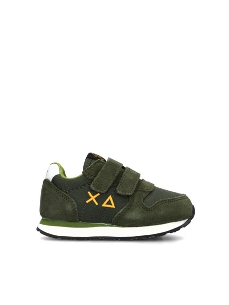 SNEAKERS BASSE TOM SOLID DOPPIO STRAPPO BAMBINO VERDE