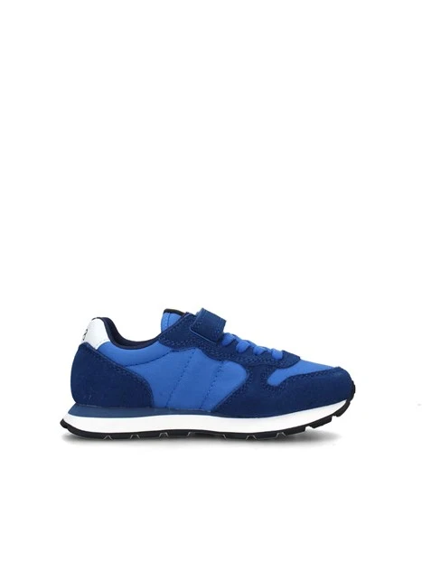 SNEAKERS BASSE TOM SOLID CON UNO STRAPPO BAMBINO BLU CHIARO