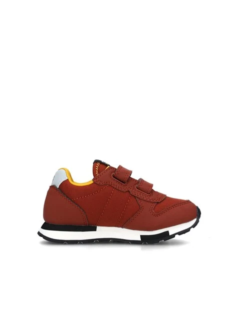 SNEAKERS BASSE NIKI SOLID DOPPIO STRAPPO BAMBINO ARANCIO