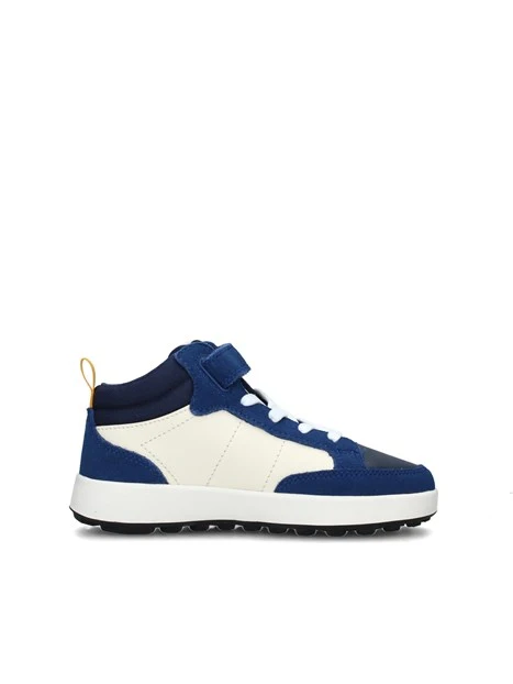 SNEAKERS ALTE MID GENIUS CON STRAPPO BAMBINO BLU