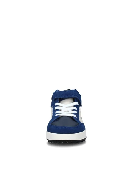 SNEAKERS ALTE MID GENIUS CON STRAPPO BAMBINO BLU