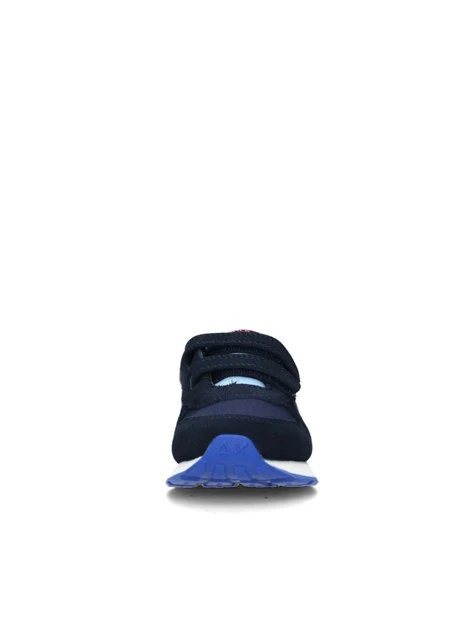 SNEAKERS BASSE ALLY SOLID DOPPIO STRAPPO BAMBINA BLU