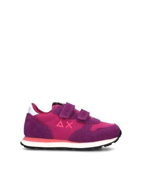 SNEAKERS BASSE ALLY SOLID DOPPIO STRAPPO BAMBINA LILLA