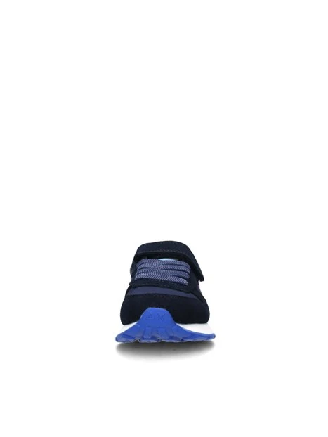 SNEAKERS BASSE ALLY SOLID CON STRAPPO BAMBINA BLU