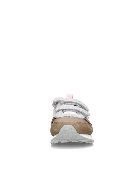 SNEAKERS BASSE STARGIRL DOPPIO STRAPPO BAMBINA BEIGE