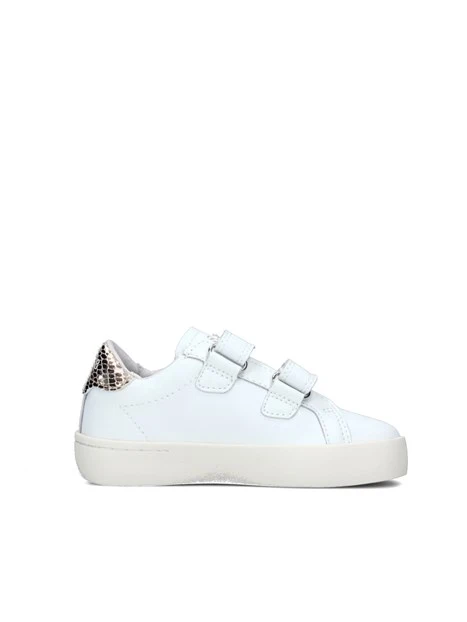 SNEAKERS BASSE KATY DOPPIO STRAPPO BAMBINA BIANCO