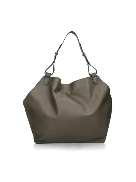 BORSA A SPALLA MOUSSE ESAGONALE DONNA VERDE