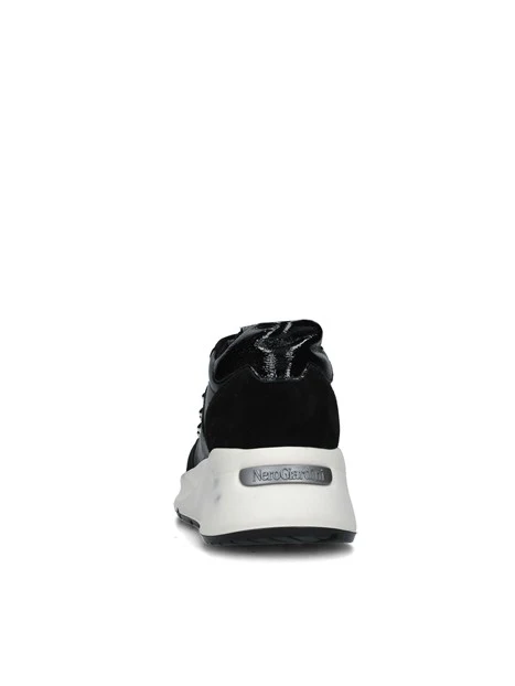 SNEAKERS PLATFORM AROLD CON LOGO DONNA NERO