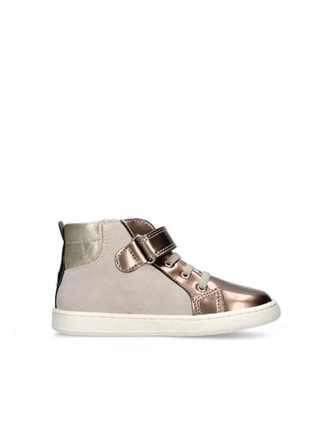 SNEAKERS ALTE CAMOSCIO BAMBINA BEIGE