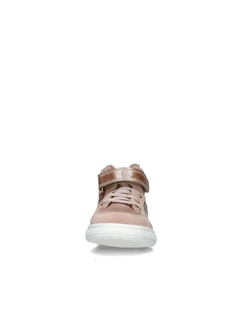 SNEAKERS ALTE SCAMOSCIATE BAMBINA ROSA