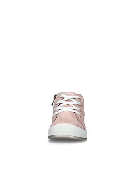 SNEAKERS ALTE SCAMOSCIATE GLITTER BAMBINA ROSA