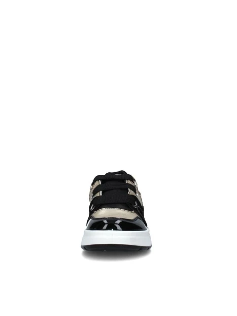 SNEAKERS BASSE BIRKA BAMBINA NERO PLATINO