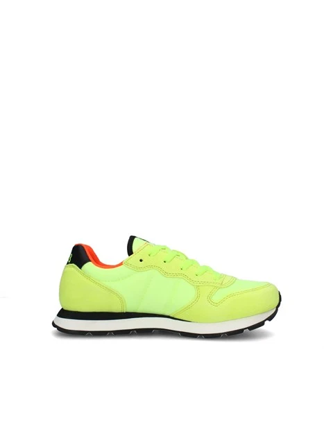 SNEAKERS BASSE TOM SOLID CON LACCI BAMBINO GIALLO FLUO