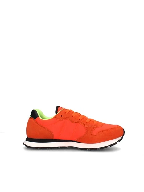 SNEAKERS BASSE TOM SOLID CON LACCI BAMBINO ARANCIO FLUO