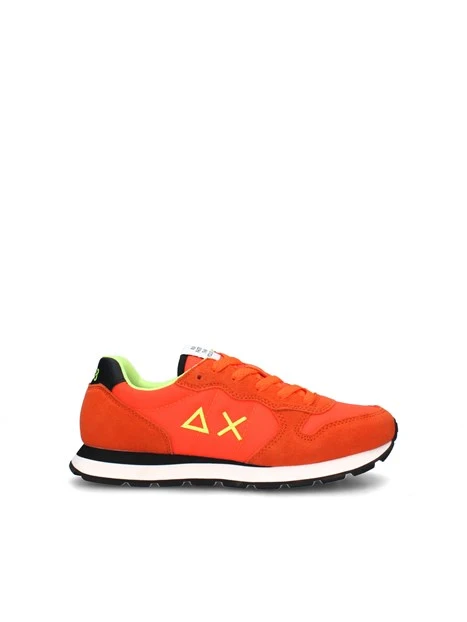 SNEAKERS BASSE TOM SOLID CON LACCI BAMBINO ARANCIO FLUO