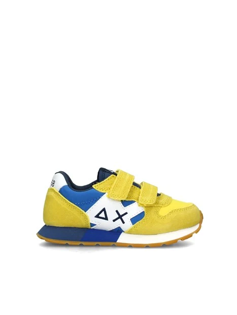 SNEAKERS BASSE JAKI BICOLOR BAMBINO GIALLO