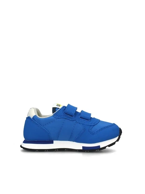 SNEAKERS BASSE NIKI SOLID CON STRAPPI BAMBINO BLU CHIARO