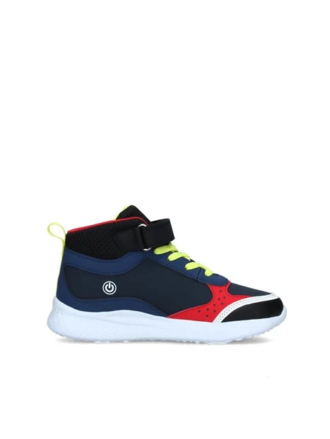 SNEAKERS BASSE B&G INFINITY LIGHT CON RAGNATELA BAMBINO BLU