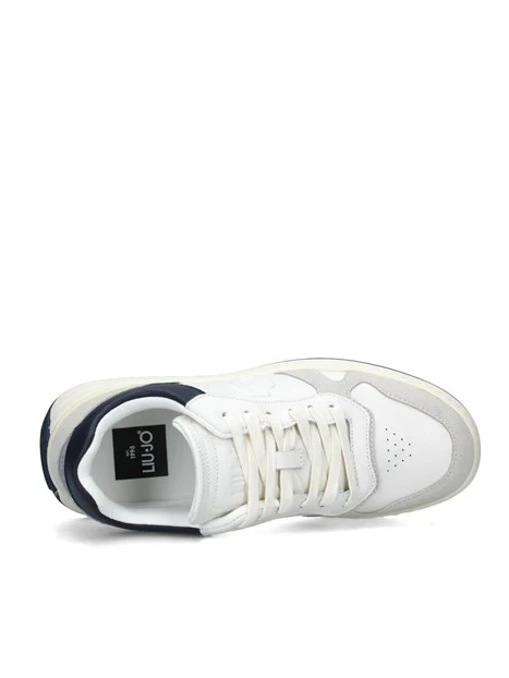 SNEAKERS PLATFORM IN PELLE MULTICOLORE UOMO BIANCO