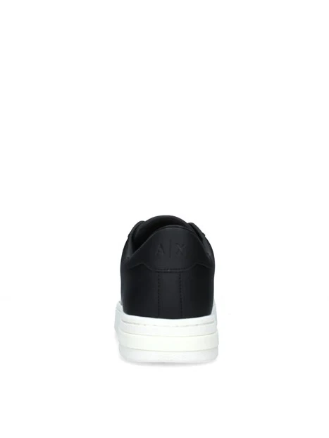 SNEAKERS BASSE CON BANDE LATERALI UOMO NERO