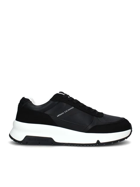 SNEAKERS PLATFORM CON LOGO UOMO NERO