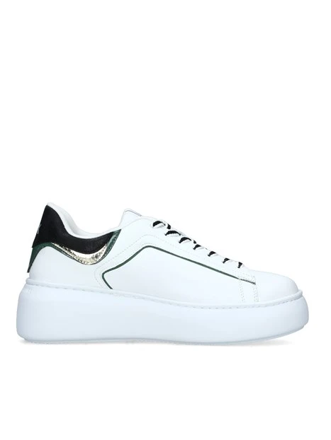 SNEAKERS PLATFORM CON ZEPPA LOGATA DONNA BIANCO