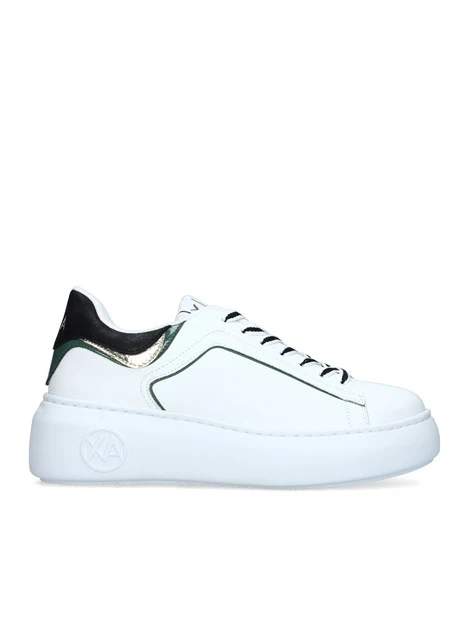 SNEAKERS PLATFORM CON ZEPPA LOGATA DONNA BIANCO