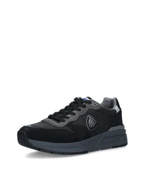 SNEAKERS PLATFORM ECOPELLE UOMO NERO