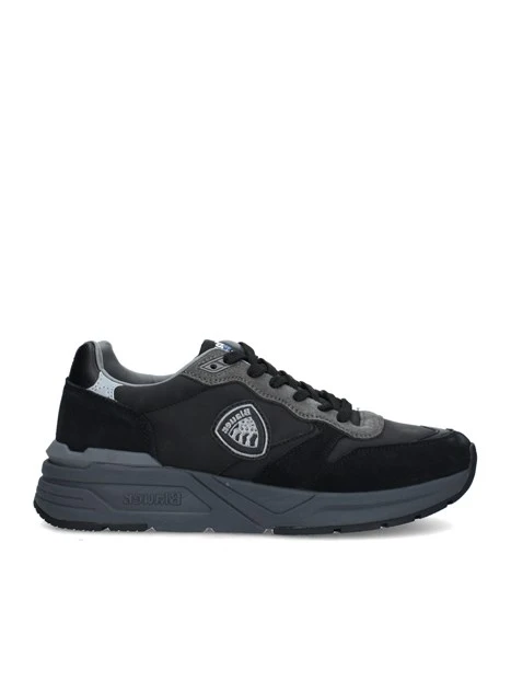 SNEAKERS PLATFORM ECOPELLE UOMO NERO