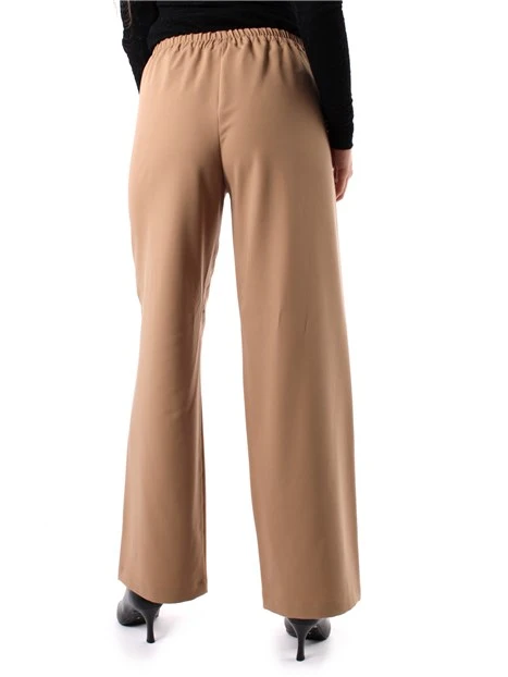 PANTALONI PALAZZO BOJAN MISTO VISCOSA DONNA BEIGE