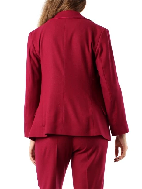 GIACCA BLAZER DOPPIOPETTO SFIANCATA DONNA FUCSIA