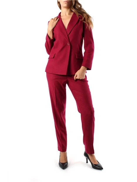 GIACCA BLAZER DOPPIOPETTO SFIANCATA DONNA FUCSIA