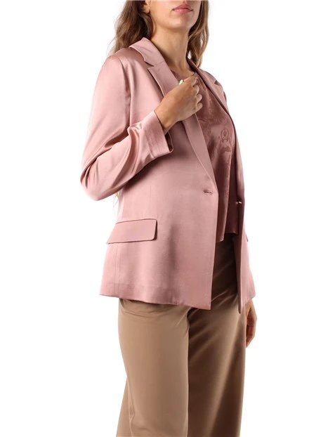 BLAZER MONOPETTO SFIANCATO DONNA ROSA