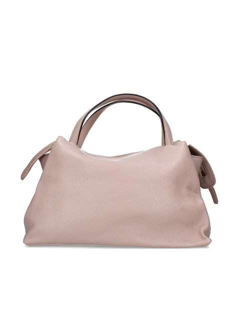 BORSA A MANO IN PELLE DONNA ROSA