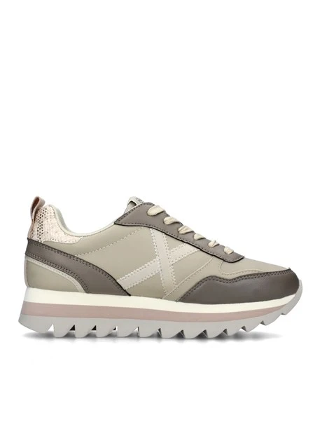 SNEAKERS PLATFORM RIPPLE 66 DONNA CUOIO