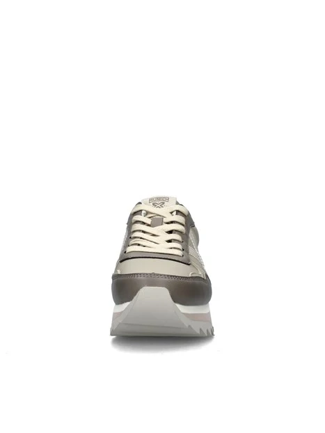 SNEAKERS PLATFORM RIPPLE 66 DONNA CUOIO