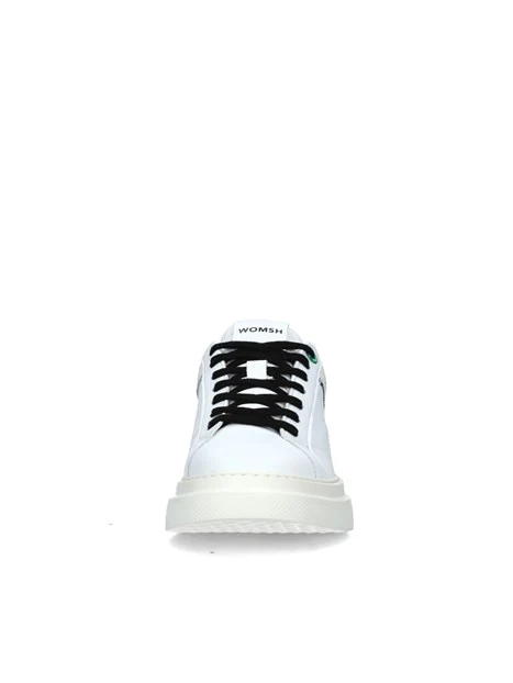 SNEAKERS PLATFORM INSERTI NERI DONNA BIANCO