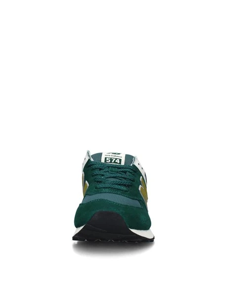 SNEAKERS BASSE 574 CON LOGO UOMO VERDE