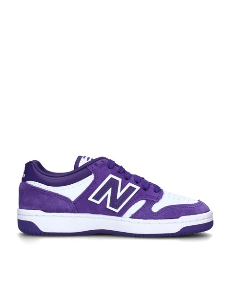 SNEAKERS BASSE 480 CON INSERTI VIOLA BAMBINA BIANCO