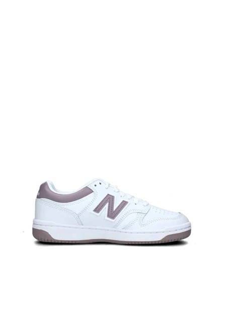 SNEAKERS BASSE 480 CON INSERTI ROSA UNISEX BAMBINO BIANCO