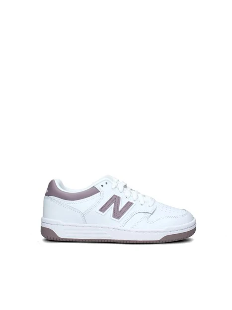 SNEAKERS BASSE 480 CON INSERTI ROSA UNISEX BAMBINO BIANCO