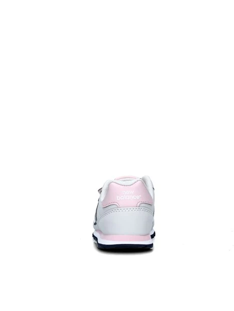 SNEAKERS BASSE 500 INSERTI ROSA CON STRAPPI UNISEX BAMBINO GRIGIO