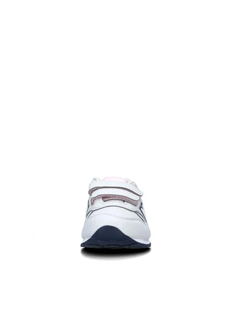 SNEAKERS BASSE 500 INSERTI ROSA CON STRAPPI UNISEX BAMBINO GRIGIO