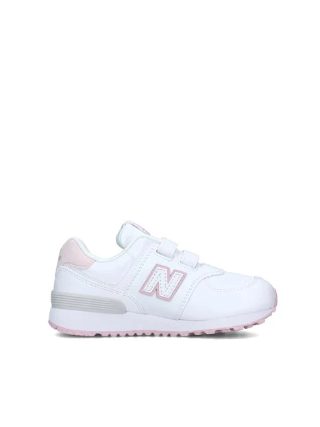 SNEAKERS BASSE 574 CON STRAPPI UNISEX BAMBINO BIANCO