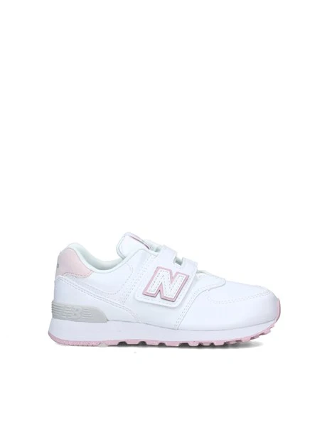 SNEAKERS BASSE 574 CON STRAPPI UNISEX BAMBINO BIANCO