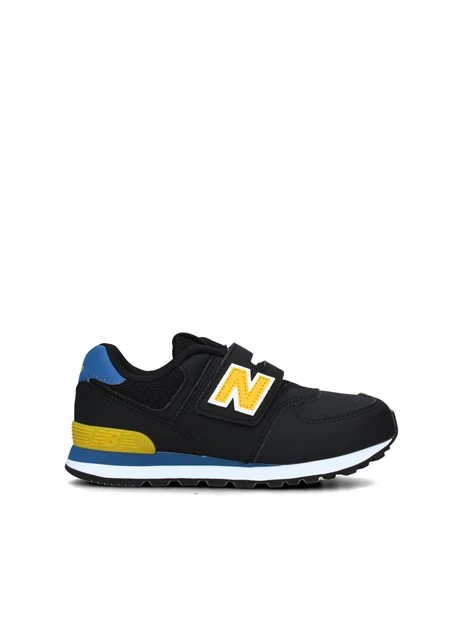 SNEAKERS BASSE 574 CON STRAPPI UNISEX BAMBINO NERO